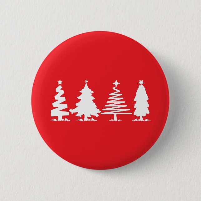 Weihnachtsbäume Button (Vorderseite)