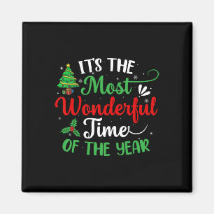 Weihnachtsbäume Es ist die wunderbarste Zeit der Magnet
