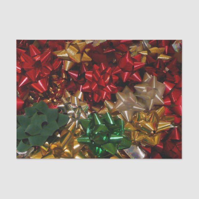 Weihnachtsbäume farbenfroher Feiertag Seidenpapier (Vorderseite)