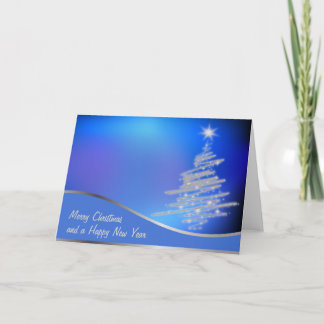 Weihnachtsbäume Feiertagskarte