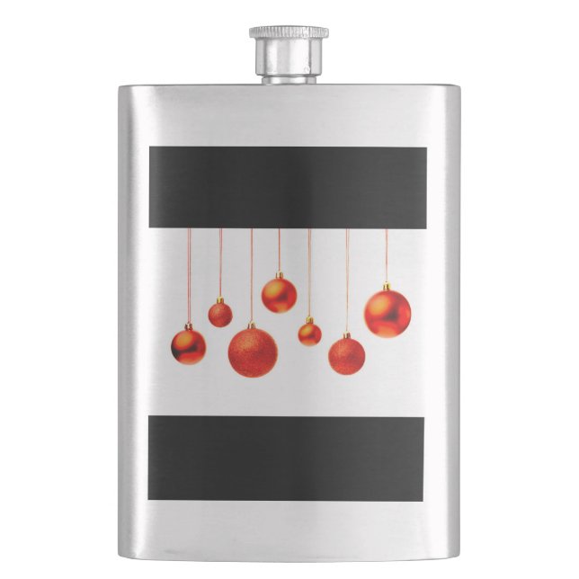 Weihnachtsbäume Flachmann (Vorderseite)