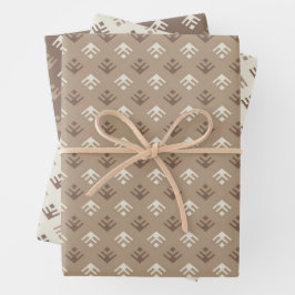 Weihnachtsbäume für Zierzwecke.Umschlagpapier Set  Geschenkpapier Set