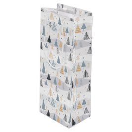 Weihnachtsbäume Geschenktüte Für Weinflaschen