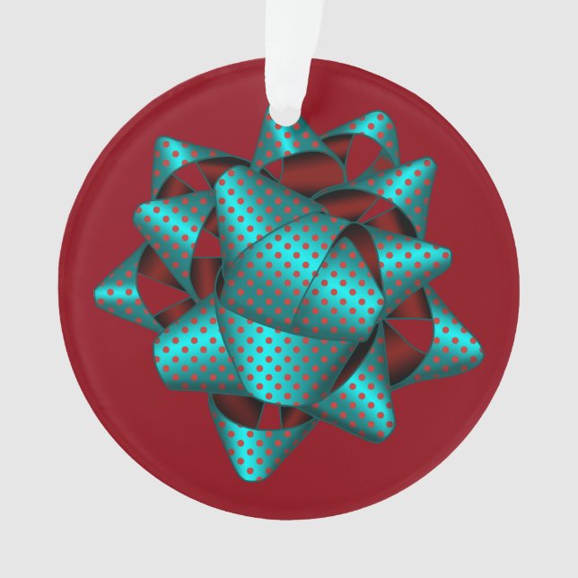 Weihnachtsbäume Hübsche Acrylschmuck Ornament (Vorderseite)