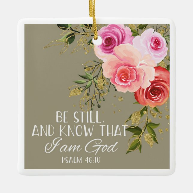 Weihnachtsbäume Keramik Ornament (Vorderseite)