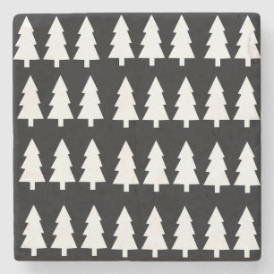 Weihnachtsbäume Marble Stone Untersetzer