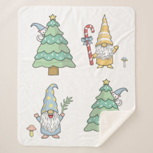 Weihnachtsbäume Moderne, einfache Sherpa Blanket Sherpadecke