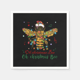 Weihnachtsbäume  Oh Weihnachtsbiene Serviette