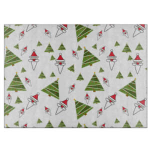 Weihnachtsbäume Schneidebrett