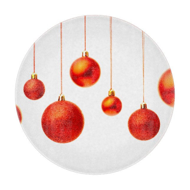 Weihnachtsbäume Schneidebrett (Vorderseite)