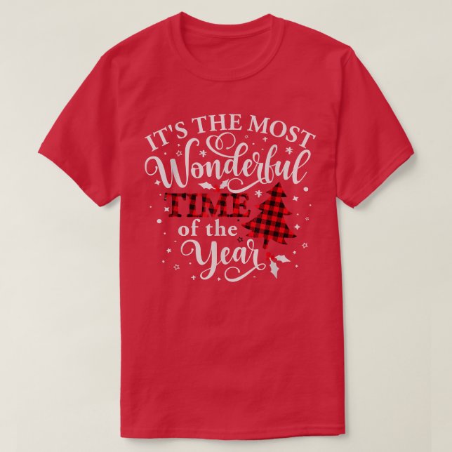 Weihnachtsbäume sind die schönste Zeit der T-Shirt (Design vorne)