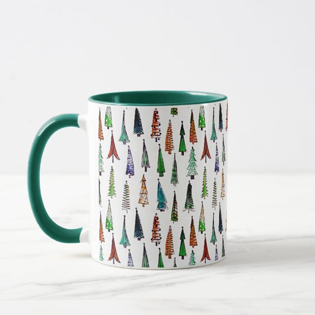 Weihnachtsbäume  tasse (Links)