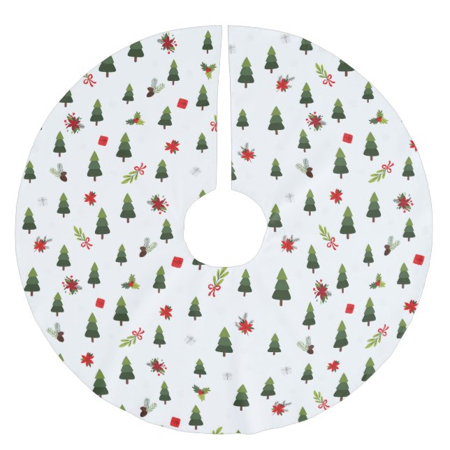 Weihnachtsbäume und -bäume polyester weihnachtsbaumdecke (Vorderseite)