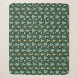 Weihnachtsbäume und Ziermuster Sherpadecke