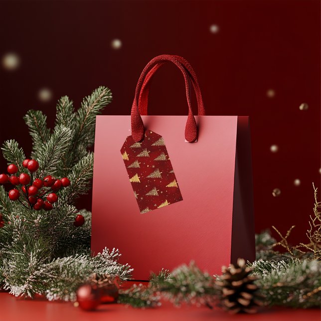 Weihnachtsbäume zum Feiern Geschenkanhänger (Von Creator hochgeladen)