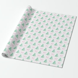 Weihnachtsbaumen Christma Wrapping Paper Geschenkpapier
