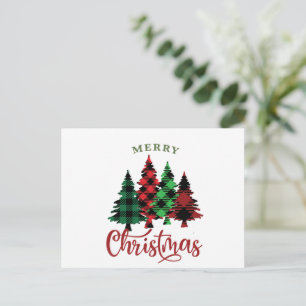 Weihnachtsbaumen Collage Weihnachtskarte Feiertagspostkarte