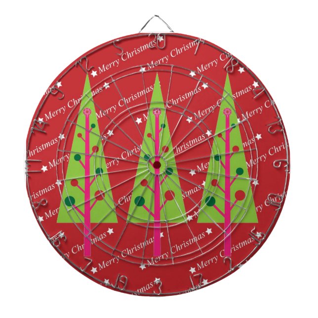 Weihnachtsbaumen Dartscheibe (vorne)