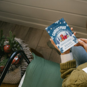 Weihnachtsbaumen Einladung