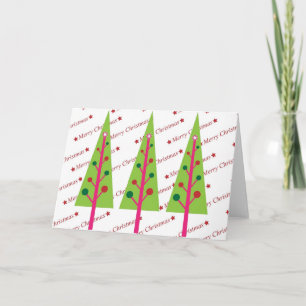 Weihnachtsbaumen Feiertagskarte