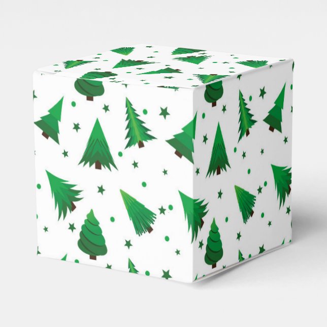 Weihnachtsbaumen Gefälligkeitsbox Geschenkschachtel (Vorderseite)