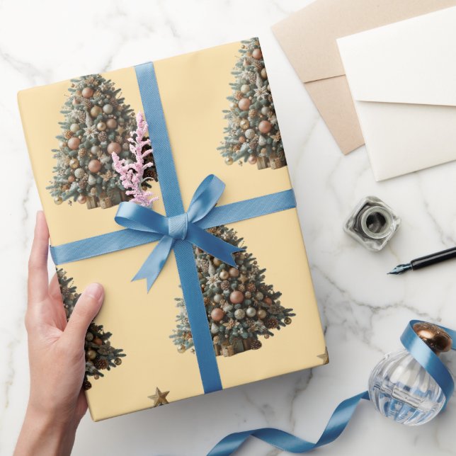 Weihnachtsbaumen Geschenkpapier (Schenken)