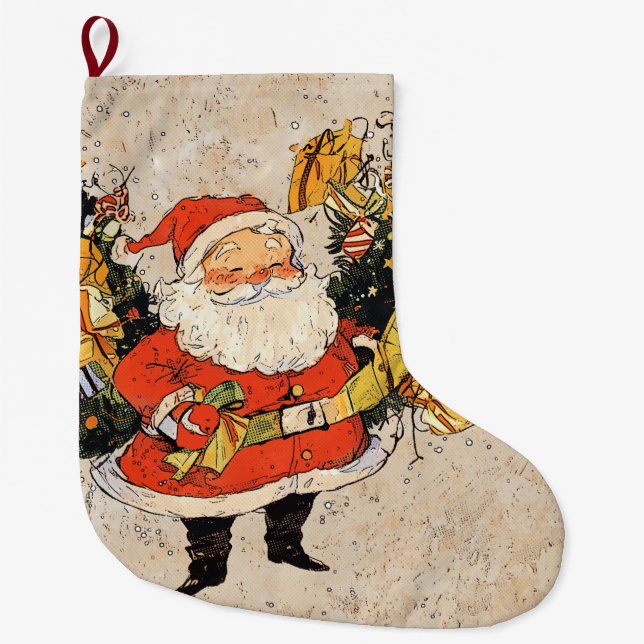 Weihnachtsbaumen Großer Weihnachtsstrumpf (Vorderseite)