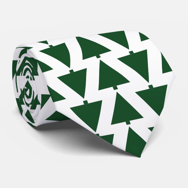 Weihnachtsbaumen Klassische Krawatte mit Green-HAM (Gerollt)
