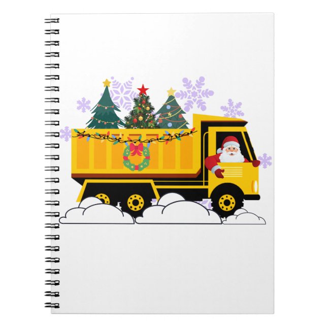 Weihnachtsbaumen liefern notizblock (Vorderseite)