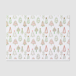 Weihnachtsbaumen Seidenpapier