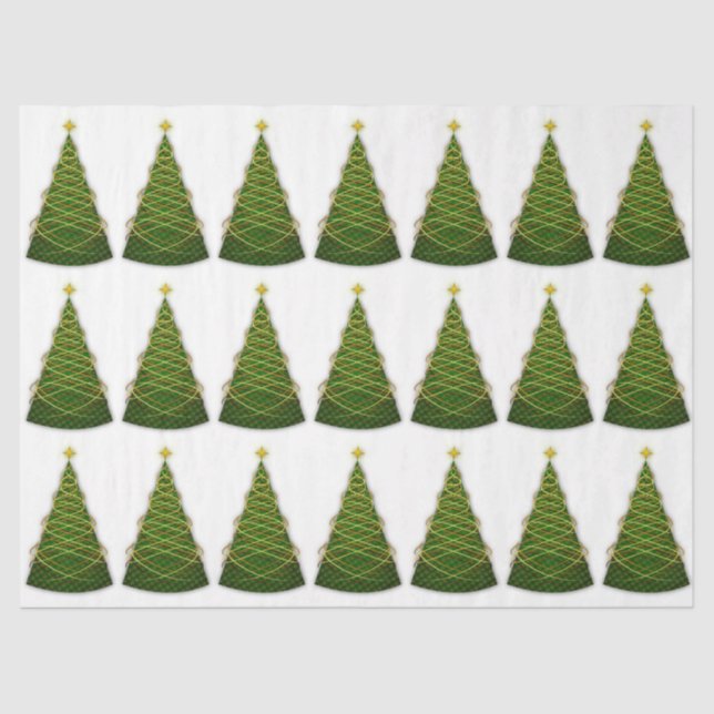 Weihnachtsbaumen Seidenpapier (Vorderseite)