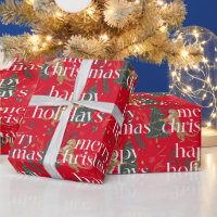 Weihnachtsbaumen & Tigers Weiße Typografie