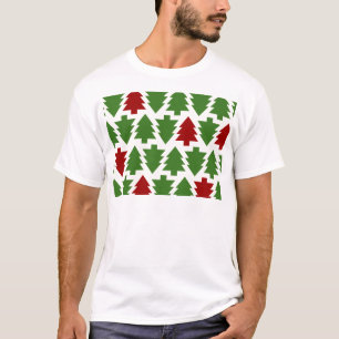 Weihnachtsbaumen Urlaubsmuster T-Shirt