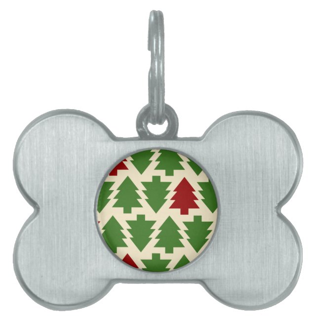 Weihnachtsbaumen Urlaubsmuster Tiermarke (Vorderseite)