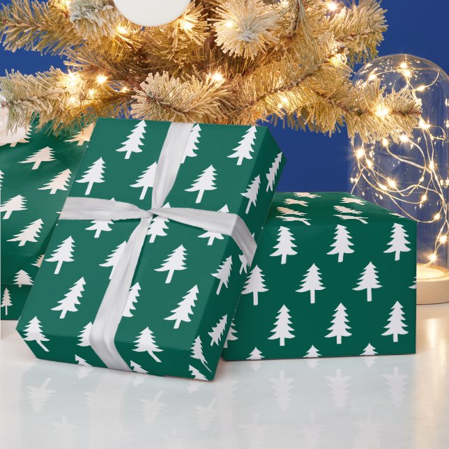 Weihnachtsbaumen | Urlaubspapier im Grünbuch Geschenkpapier (Feiertage)