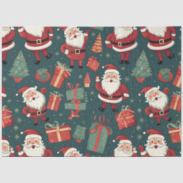 Weihnachtsbaumen vom Weihnachtsmann präsentiert We Seidenpapier