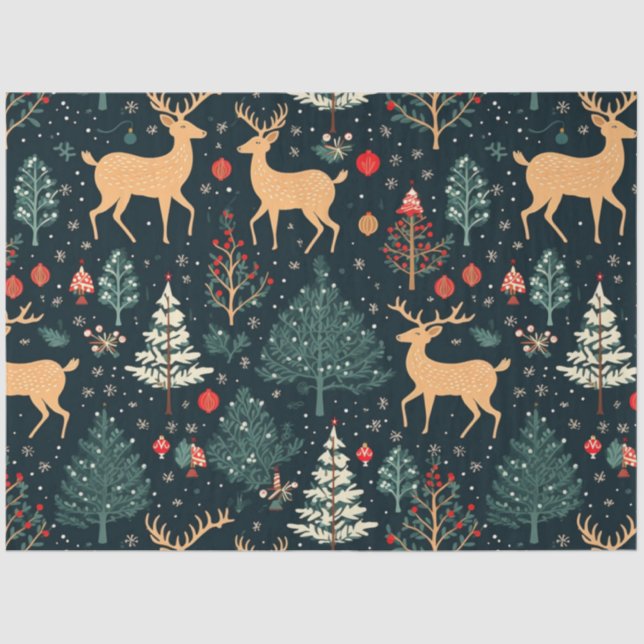Weihnachtsbaumen Weihnachten Seidenpapier (Vorderseite)