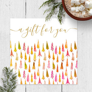 Weihnachtsbaumen Weihnachtsgeschenkgutschein