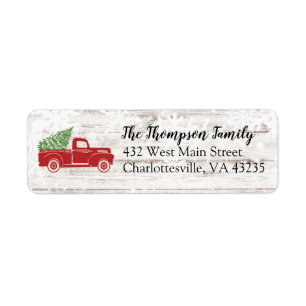 Weihnachtsbaumfarm Red Truck Rückgabeadresse Etike