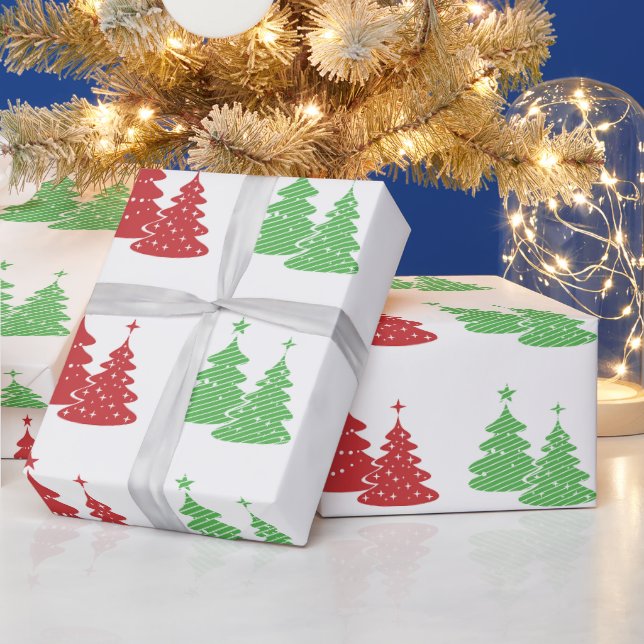 Weihnachtsbaumfeiern Geschenkpapier (Feiertage)