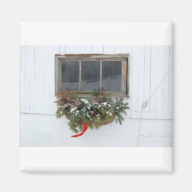 Weihnachtsbaumfenster Magnet (Vorne)