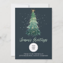 Weihnachtsbaumfirma Logogeschäft Vintage