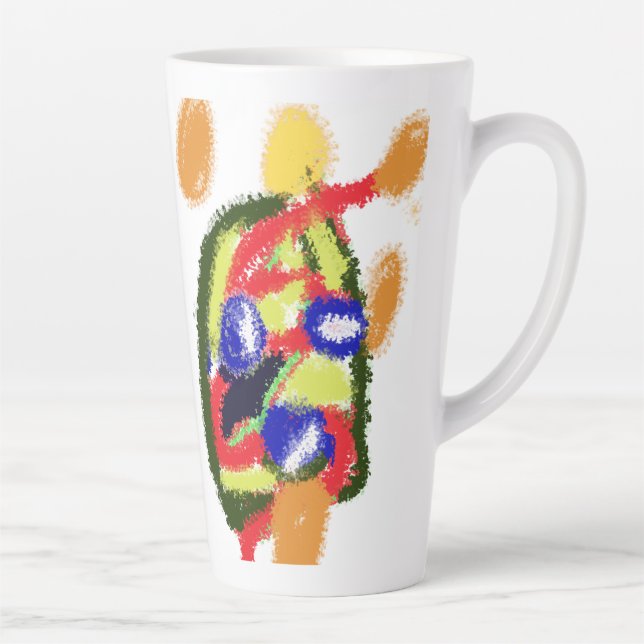 Weihnachtsbaumfreude Milchtasse (Rechts)