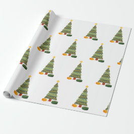 Weihnachtsbaumgeschenk Geschenkpapier