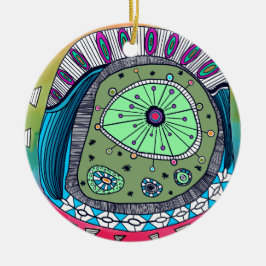 Weihnachtsbaumgeschenk Kunst Keramik Ornament