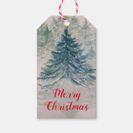 Weihnachtsbaumgeschenk-Tag Geschenkanhänger