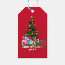 Weihnachtsbaumgeschenk-Tag Geschenkanhänger