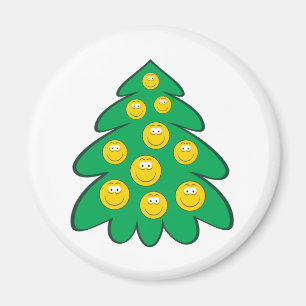 Weihnachtsbaumgesicht Magnet