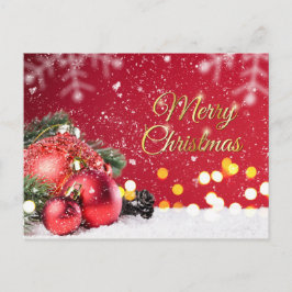 Weihnachtsbaumholz, Fichte, Kegel Feiertagspostkarte