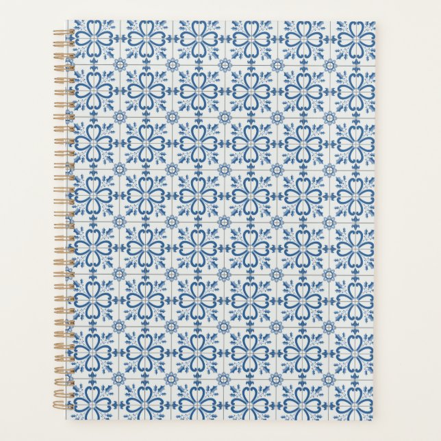 Weihnachtsbaumkacheln, Blätter und Blume Planer (Vorderseite)